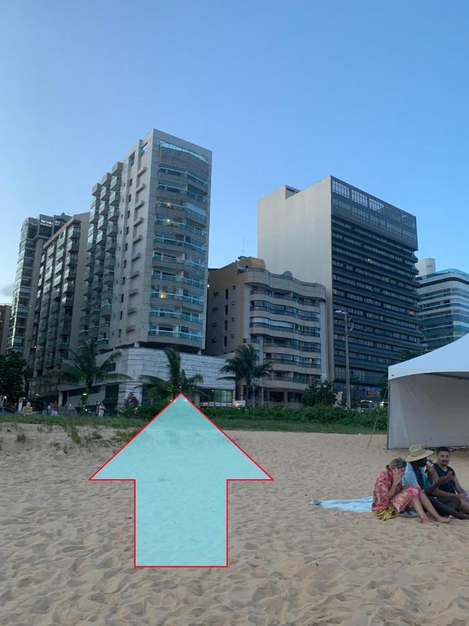 Estiloso e Colorido na Praia da Costa - Pé na areia - Vaga Vila Velha  Exterior foto